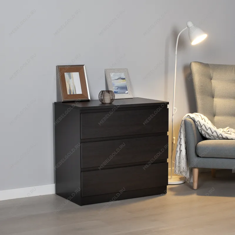 МАЛЬТА комод ИКЕА / IKEA 2+2 ящика 80х76 Дуб Венге | изображение 5