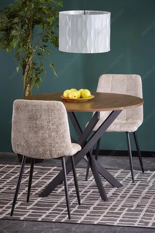 Стол обеденный Halmar EDGAR (орех/черный) | изображение 9