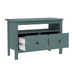 Тумба Сага, 2 ящика, 91х42х63 см, темно-бирюзовая | изображение 15