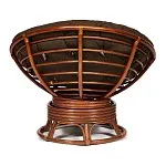 Кресло-качалка Papasan с подушкой Орех, ткань, коричневый | изображение 1