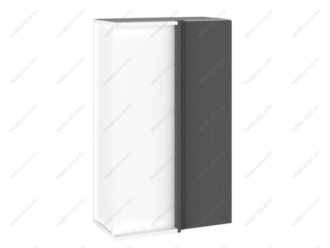 Шкаф 960 ШВП-60 правый, Виста (600*350*960) Экокожа Серый, 26719