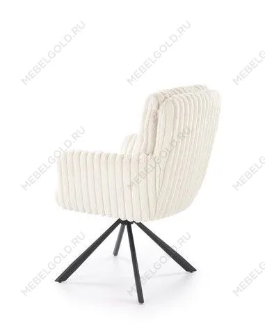 Стул кухонный Halmar K572 поворотный (кремовый/черный) | изображение 1