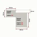 Угловой модуль гардероба МАКС, 50х36х233 см, белый | изображение 4