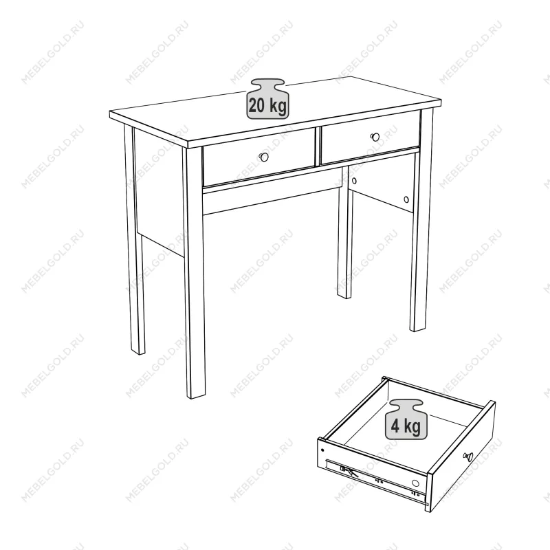 САГА стол туалетный 92х45 темно-бирюзовый | изображение 3