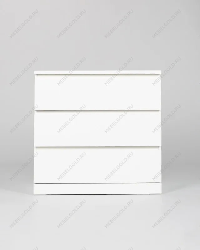 МАЛЬМ / VARMA Комод ИКЕА / IKEA 3, 80x78x40, пигмент, белый | изображение 2