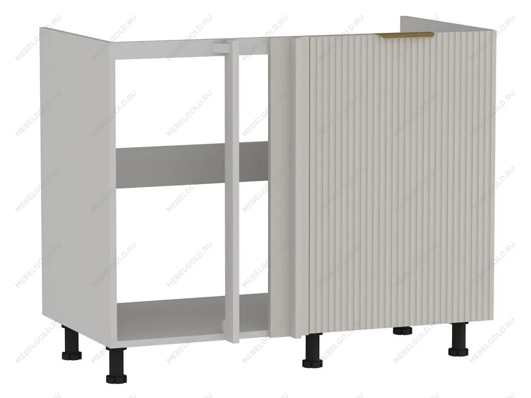 Стол под мойку угловой СМУ-110, Монза (1000*554*820) Экокожа Бежевый, 23114 | изображение 2