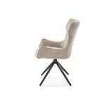 Стул кухонный Halmar K573 поворотный (бежевый/черный) | изображение 2