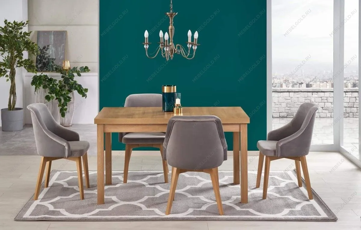 Стол обеденный Halmar TIAGO 2 (дуб крафт)