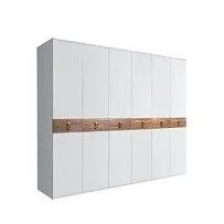 Шкаф 6-ти дв. Bogemia Wood Fa (Белый/Золото) БМШ2/6(Wo)