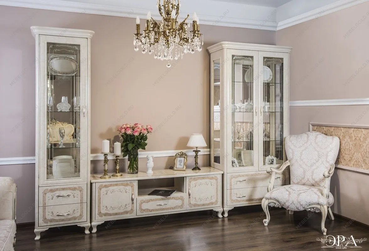 Витрина Патрисия 1-ств крем корень глянец | изображение 3