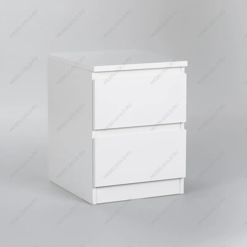МАЛЬТА тумба ИКЕА / IKEA 2 ящика 40х54 белая | изображение 1