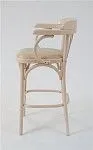 Стул барный 650 Венский мягкий (беленый дуб, экокожа бежевая) | изображение 2