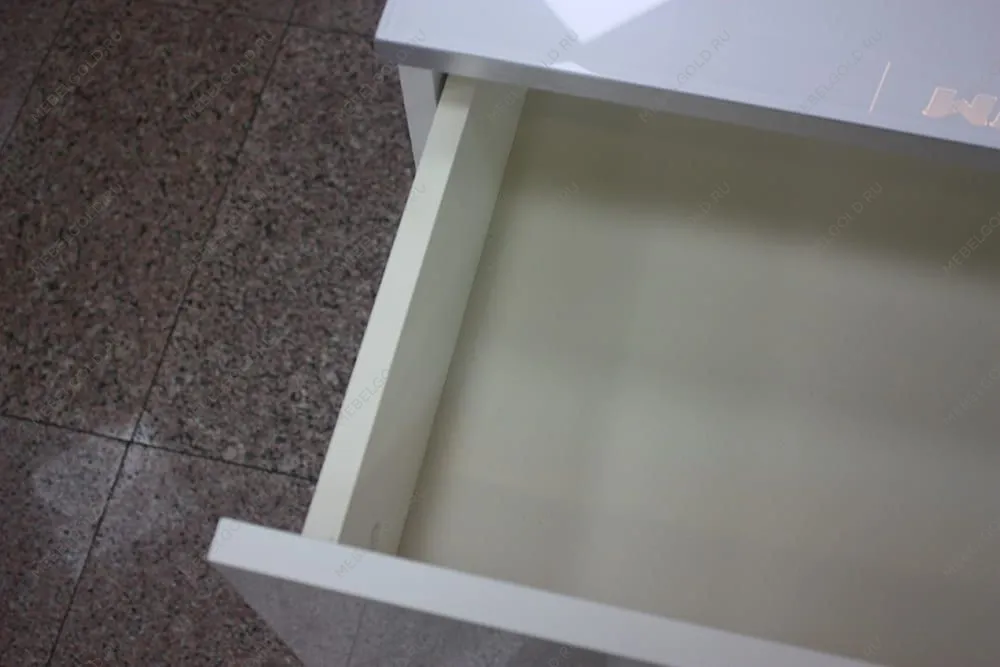 Тумба прикроватная (левая/правая) Диора слоновая кость/серебро ДТП-1 | изображение 6