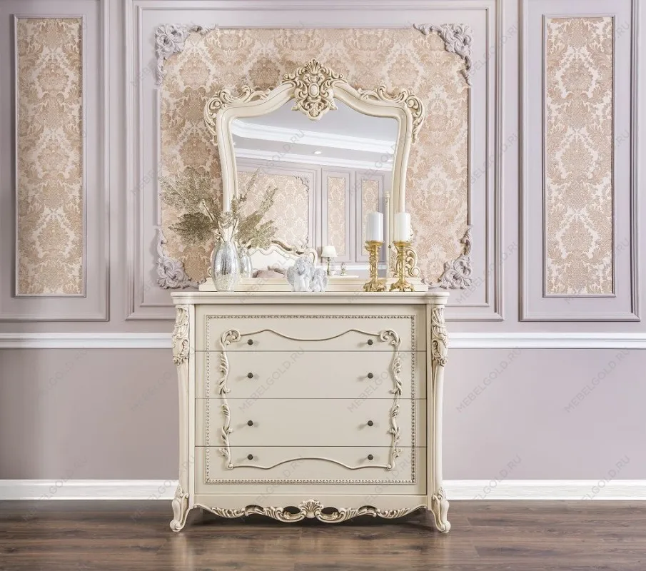 Комод Джоконда крем глянец (спальня) | изображение 2