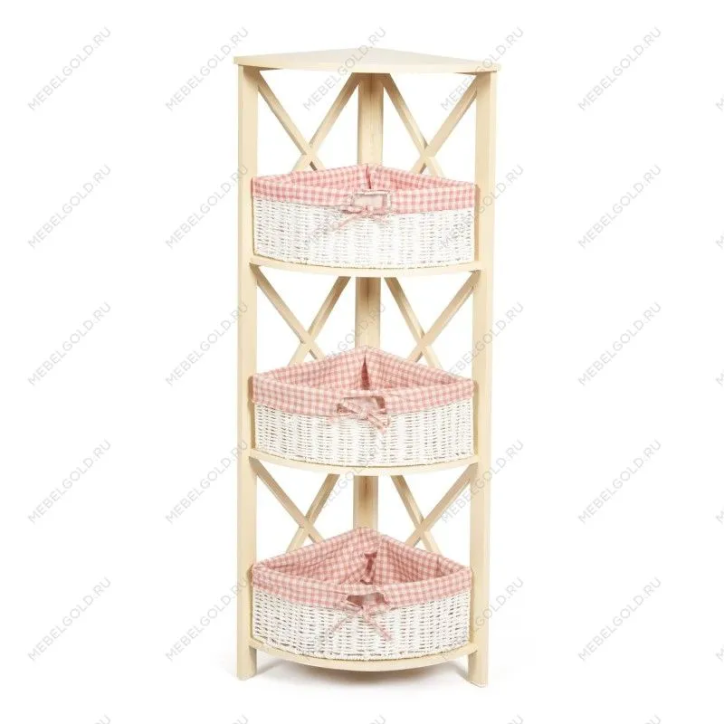 Угловая этажерка Secret de Maison ANGULAIRE 3 (mod. PE-04) butter white (слоновая кость)