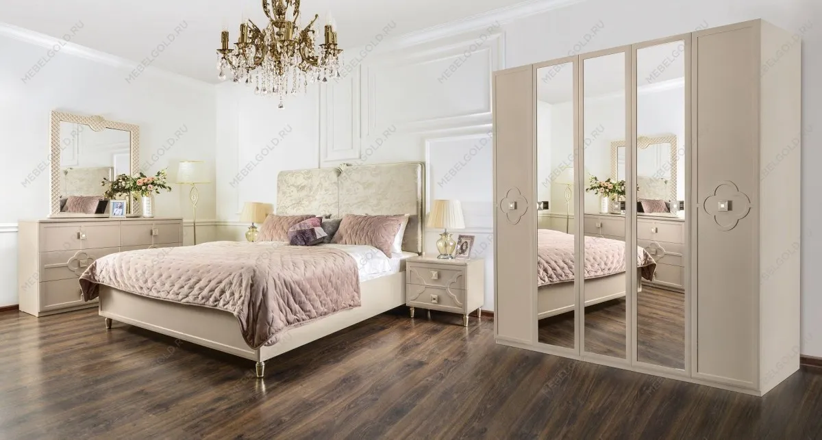 Спальня Фелисия 5-дверная мокко | изображение 1