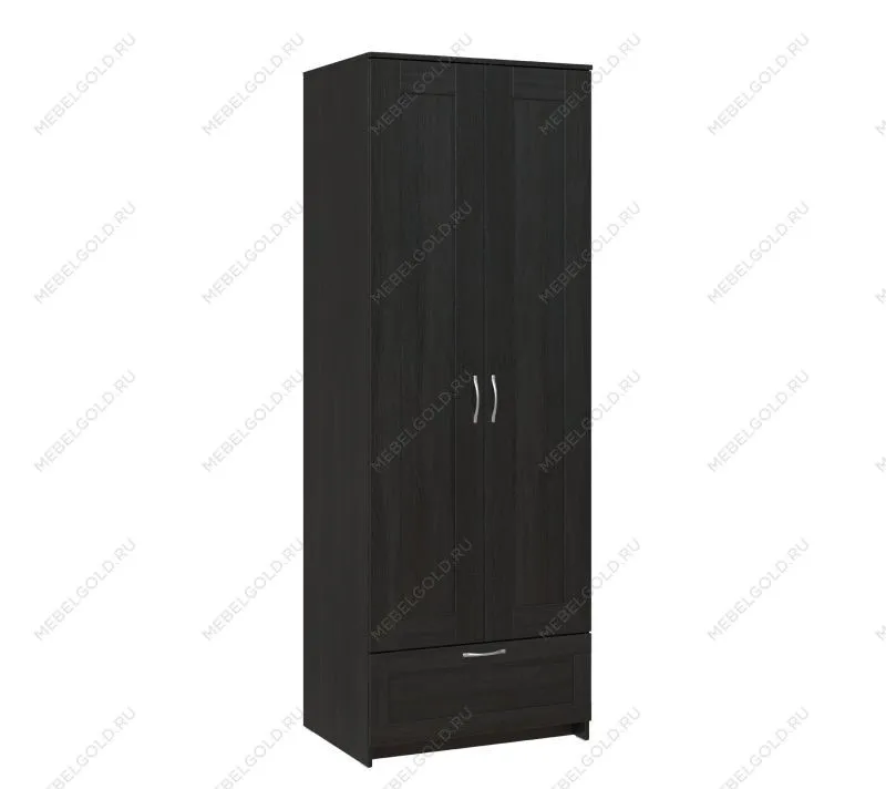 БРИМНЭС / СИРИУС Шкаф двухстворчатый ИКЕА / IKEA с выдвижным ящиком Дуб Венге | изображение 3