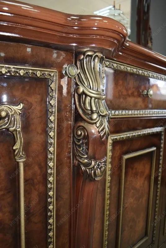 Сервант Джоконда 4-ств корень дуба глянец | изображение 6