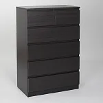 МАЛЬТА комод ИКЕА / IKEA 4+2 ящика 80х121 Дуб Венге | изображение 1