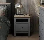 САГА тумба прикроватная серая/ясень | изображение 5