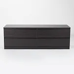 МАЛЬТА комод ИКЕА / IKEA 4 ящика 160х54 Дуб Венге | изображение 2