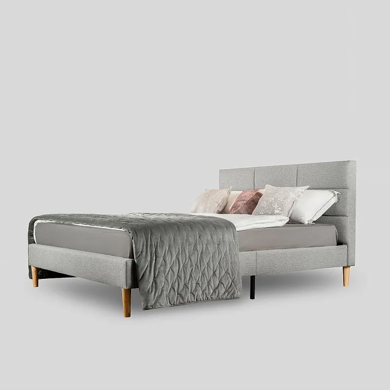 Кровать Milana 140х200 см серый | изображение 1