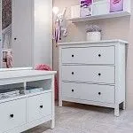 САГА комод 3 ящика белый | изображение 5