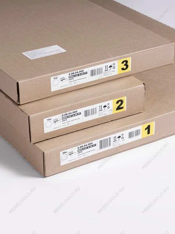 Кровать двуспальная Сага, 140х200 см, серая | изображение 16