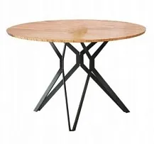 Стол обеденный Halmar PIXEL 2 (дуб золотой/черный)