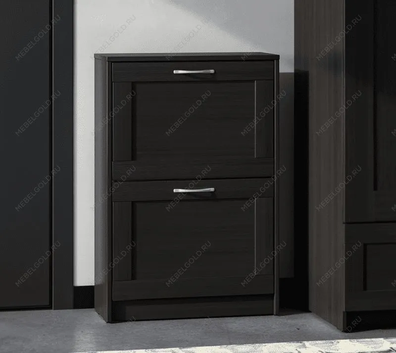 БРИМНЭС / СИРИУС тумба ИКЕА / IKEA для обуви 60х89 Дуб Венге | изображение 5