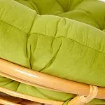 Кресло Papasan с подушкой Светлый мед, флок | изображение 3