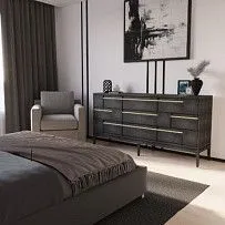 Мебель Сидней (Дуб графит)