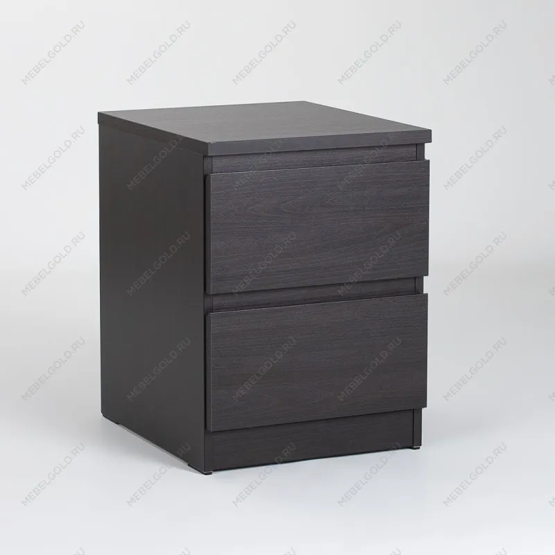 МАЛЬТА тумба ИКЕА / IKEA 2 ящика 40х54 Дуб Венге | изображение 1