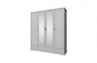 Шкаф Валенсия 4DG2S Z серый