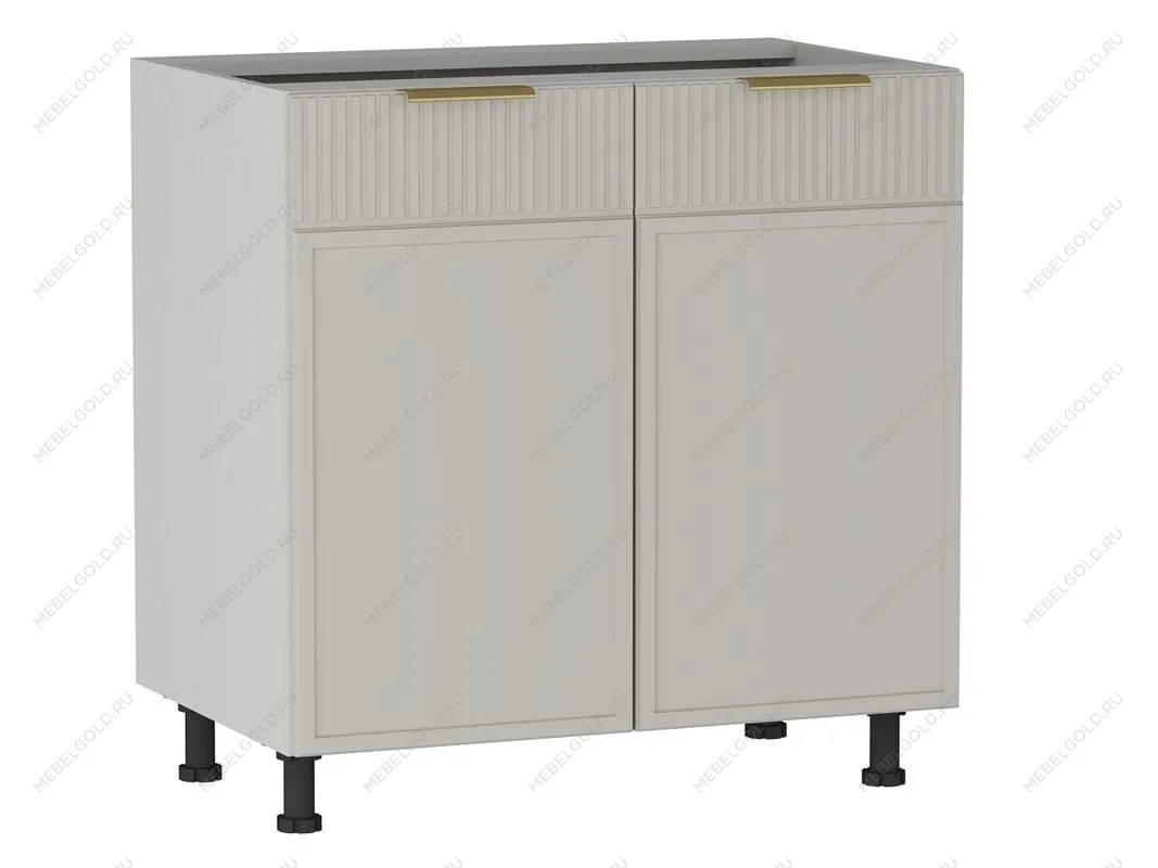 Стол 2-х дверный С-80, Берта (800*528*820) Светлый Мокко, 22916