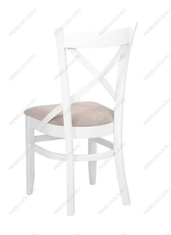 Стул Хью (Белая эмаль/бежевый М02) | изображение 3