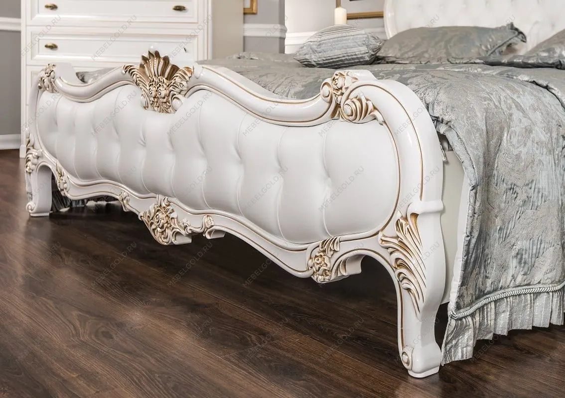 Кровать Натали 160х200 см белый глянец | изображение 5