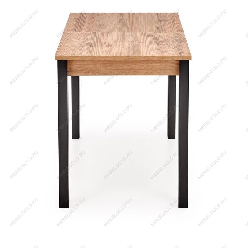 Стол обеденный Halmar GINO 100 раскладной (дуб вотан/черный) | изображение 5