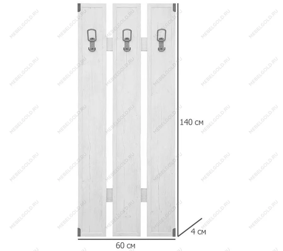 Балашиха - Вешалка Индиана JWIE/60 сосна каньон | изображение 4