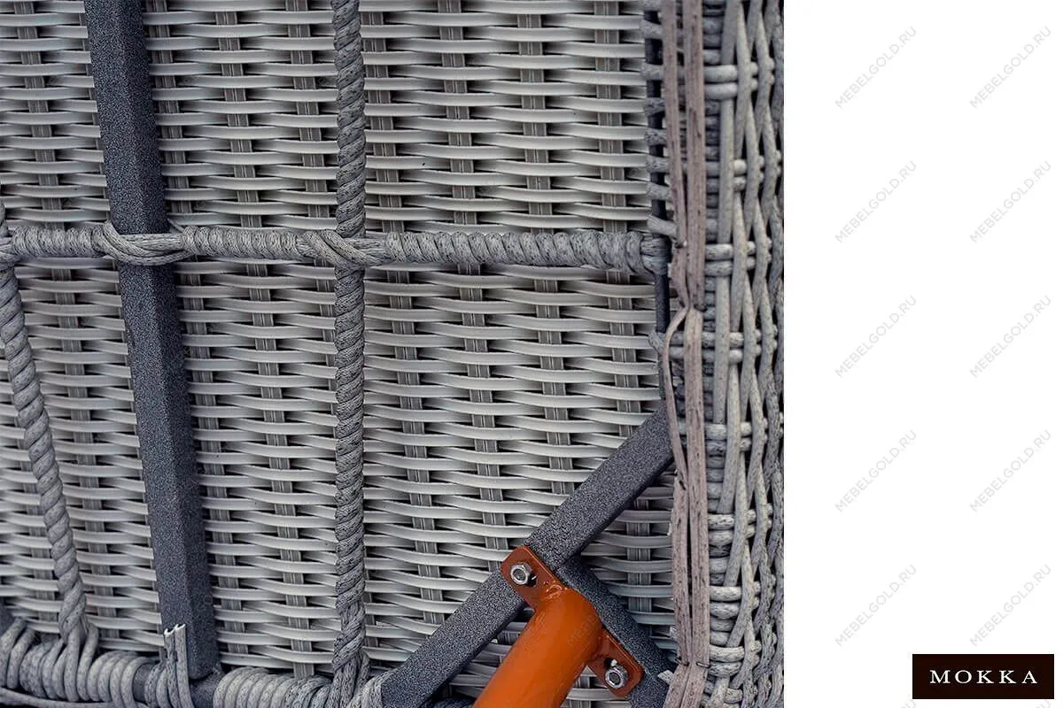 Комплект плетеной мебели MOKKA RIMINI (стол кофейный, 2 кресла, софа 2 х-местная) | изображение 16