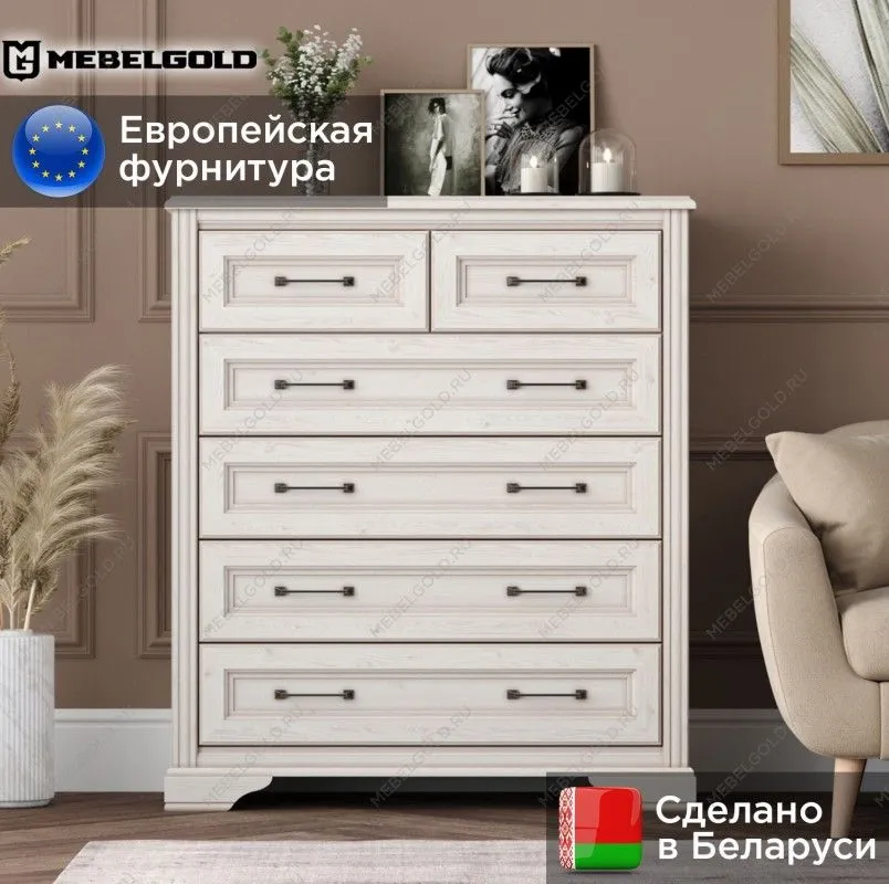 Комод Стилиус KOM6S (Лиственница сибирская) | изображение 1