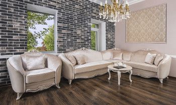 Диван Мокко угловой 3-у-1 бежевый