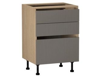 Стол с ящиками СЯ-60, Женева (600*520*870) Дуб Палермо/Серый камень , 22064