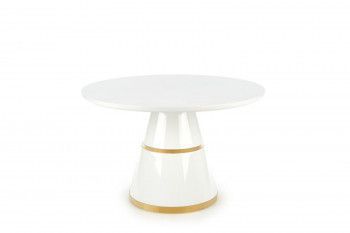 Стол обеденный Halmar VEGAS (белый/золотой)