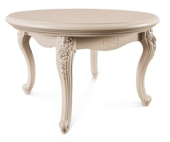 Столик круглый Мокко бежевый