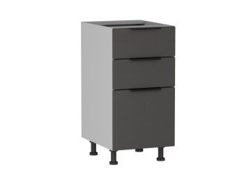 Стол с ящиками СЯ-40 (176/356), Ватель (400*523*820) Экокожа Серый, 23316