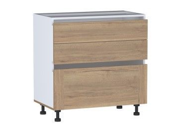 Стол с ящиками СЯ-80 NEW, Сити (800*470*820) Дуб Галифакс натуральный, 20848