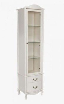 Шкаф-витрина Джульетта (молочный дуб)