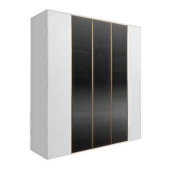 Шкаф 5-ти дв. Bogemia Air (Белый/Золото) БМШ2/5(3)