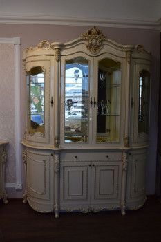 Сервант Джоконда 4-ств крем глянец